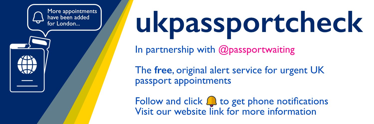 UK Fast Track & Premium Passport Appointments Profile Banner