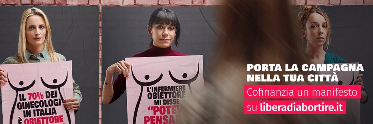 Libera di Abortire banner