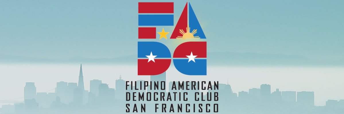 Filipino American Democratic Club of San Francisco banner