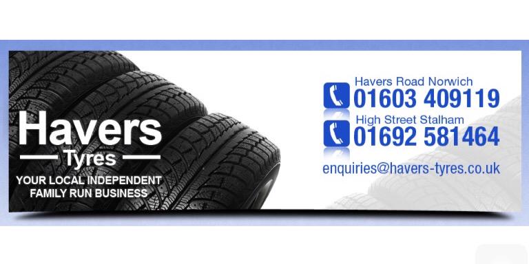 Havers Tyres banner