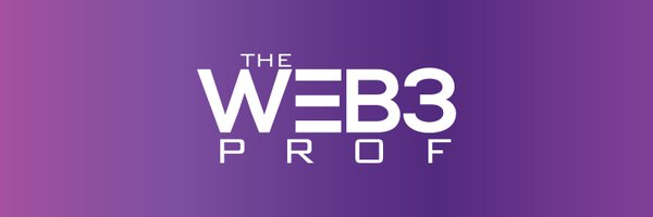 TheWeb3Prof Profile Banner