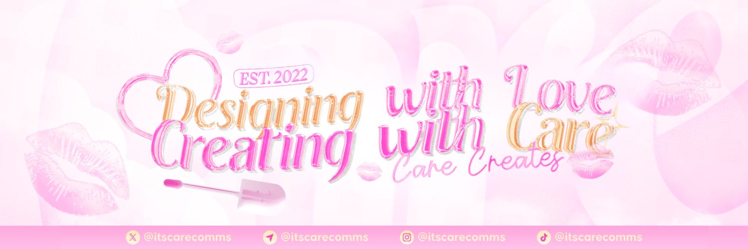 CARE COMMS 🎀 ꒰ Open .ᐟ ꒱ Accepting non-rush tasks banner