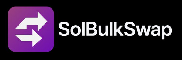 SolBulkSwap Profile Banner