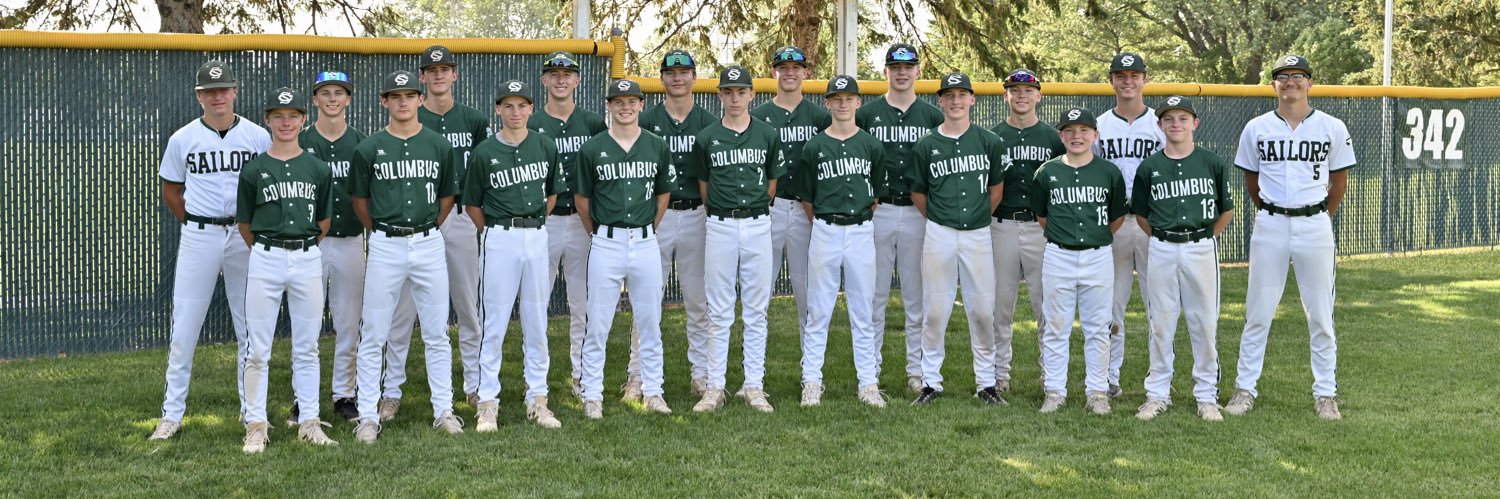 Columbus Catholic Baseball banner