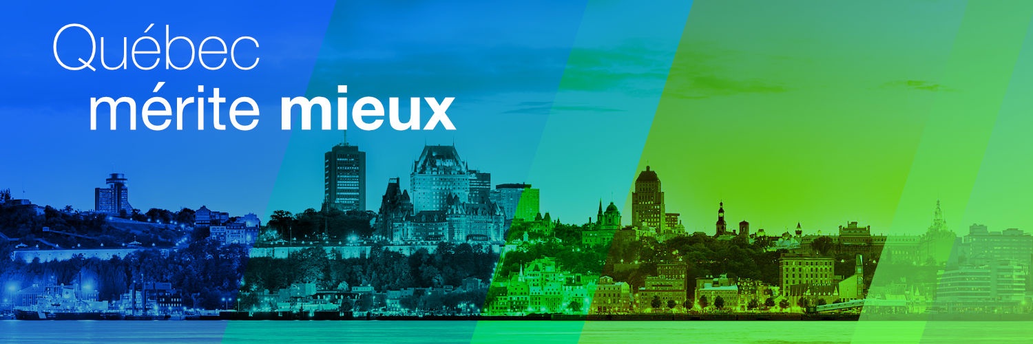 Québec Mérite Mieux banner