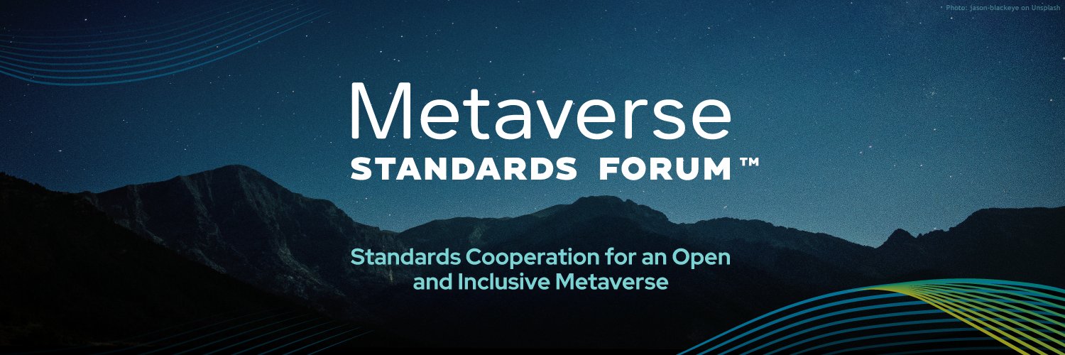 Metaverse Standards Forum banner
