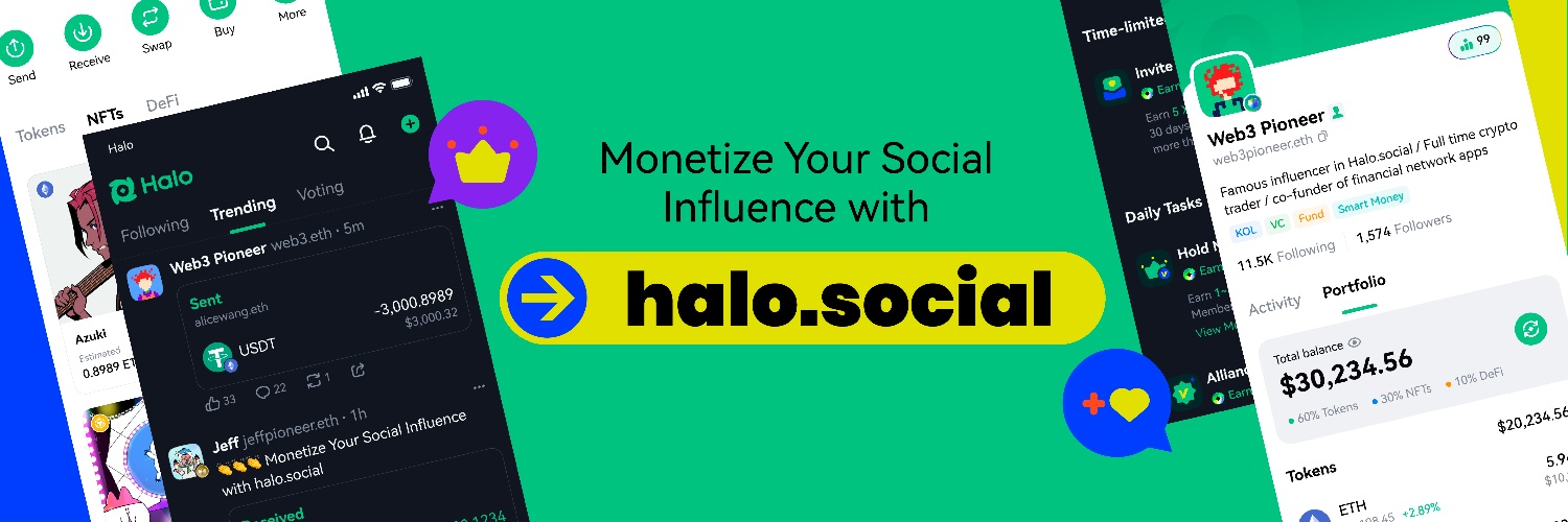 Halo | halo.social 😇 banner