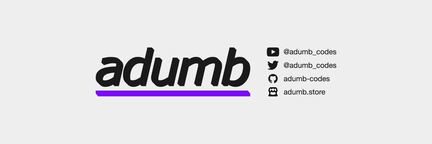 adumb banner