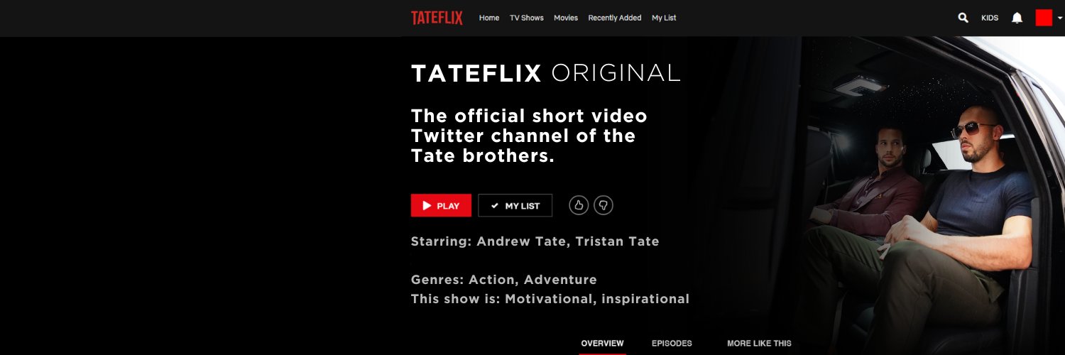 TATEFLIX Profile Banner