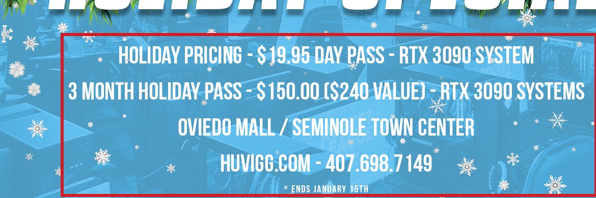 Huvi Gaming Hub banner