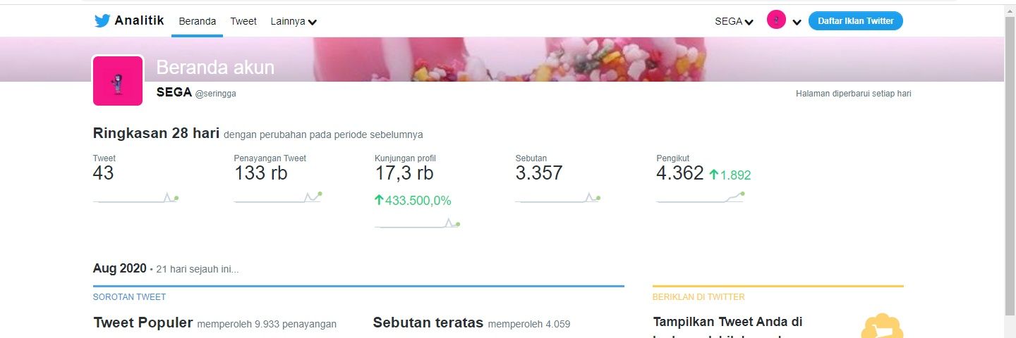 seringga's profile banner image