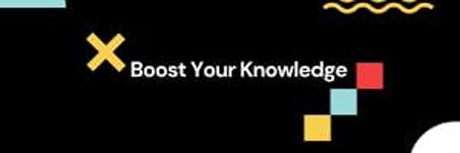 boost your knowledge Profile Banner