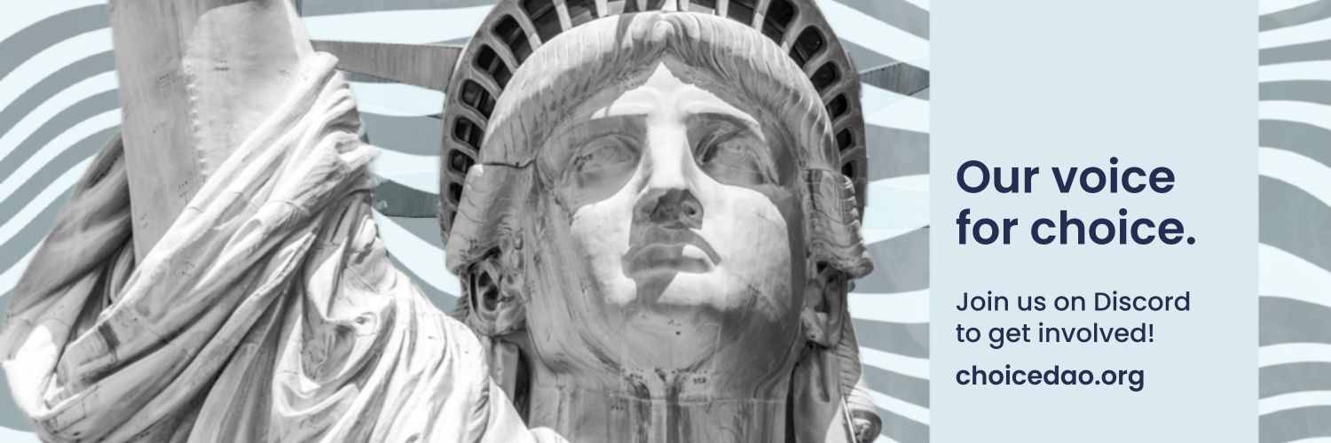 ChoiceDAO (🗽,🗽) banner