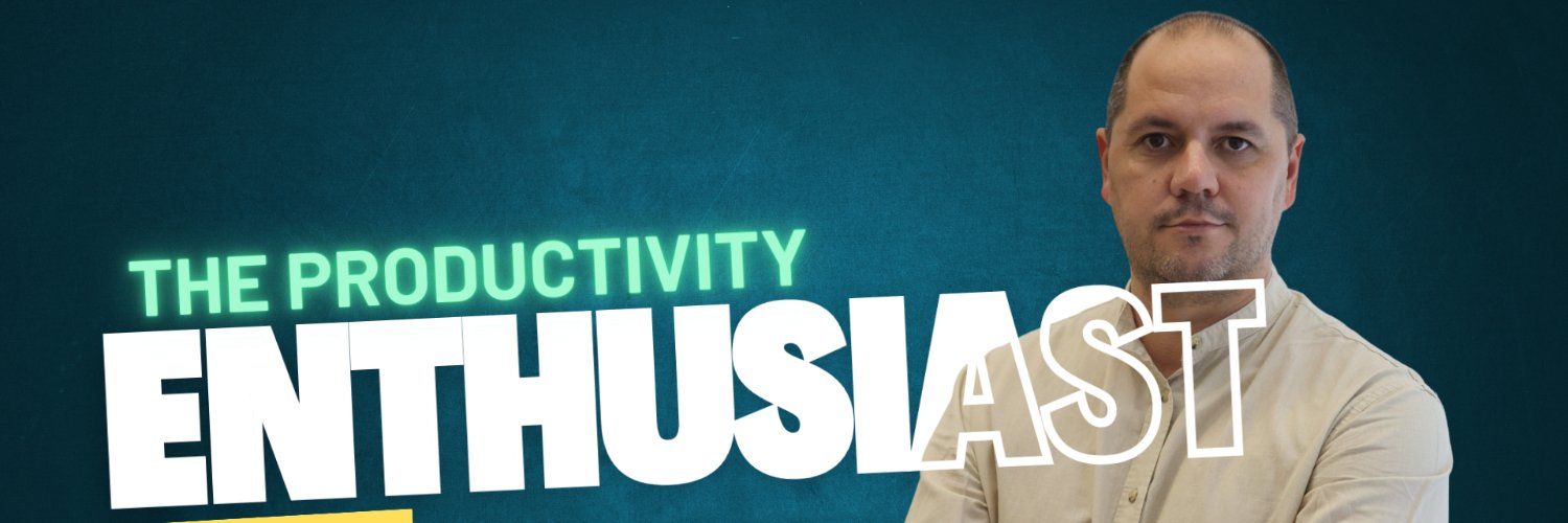 ThePROductivityEnthusiast⚡ banner