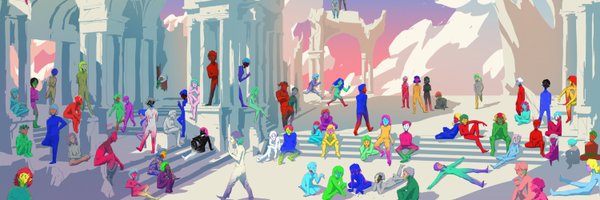 Never give up banner