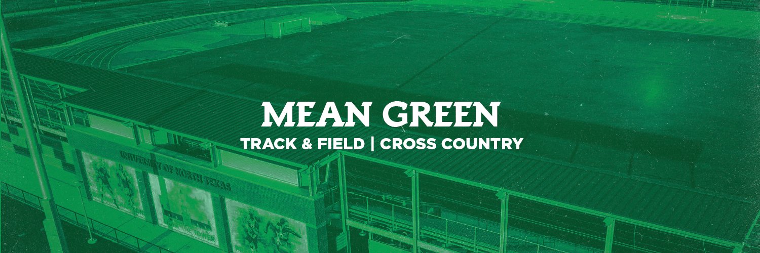 UNT Track & Field/Cross Country's banner
