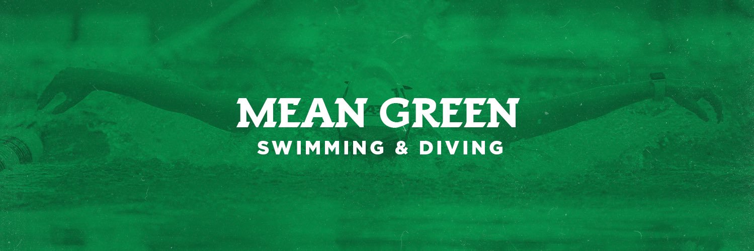 UNT Swim & Dive's banner