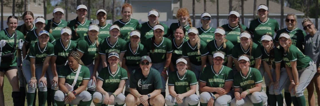 Wilmington College Softball banner
