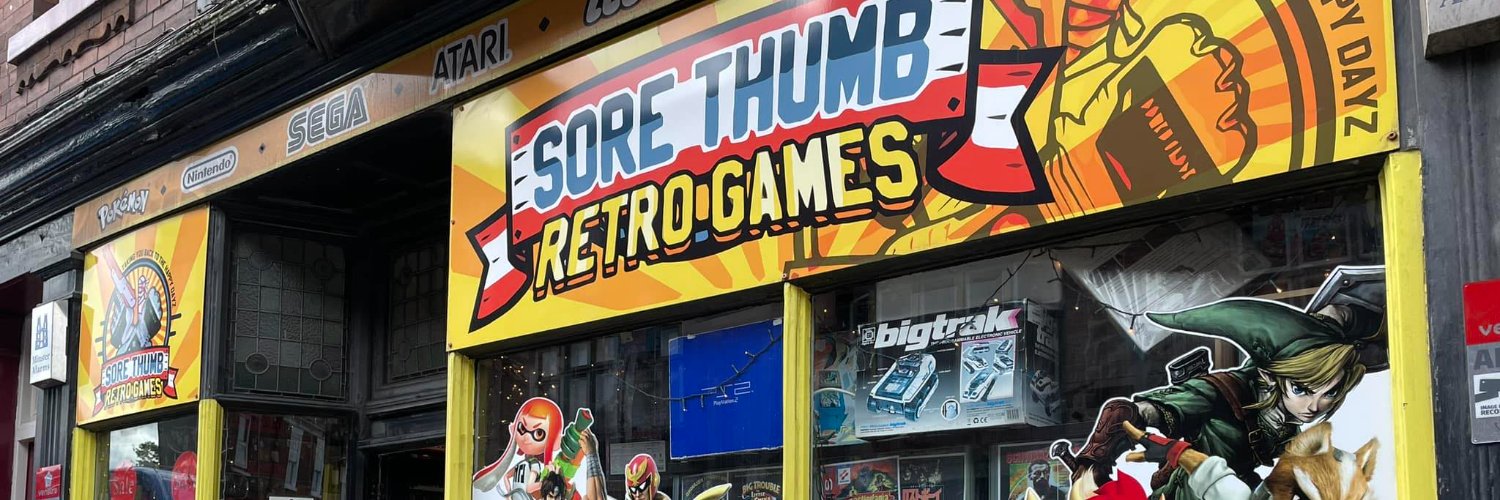 Sore Thumb Retro Games banner