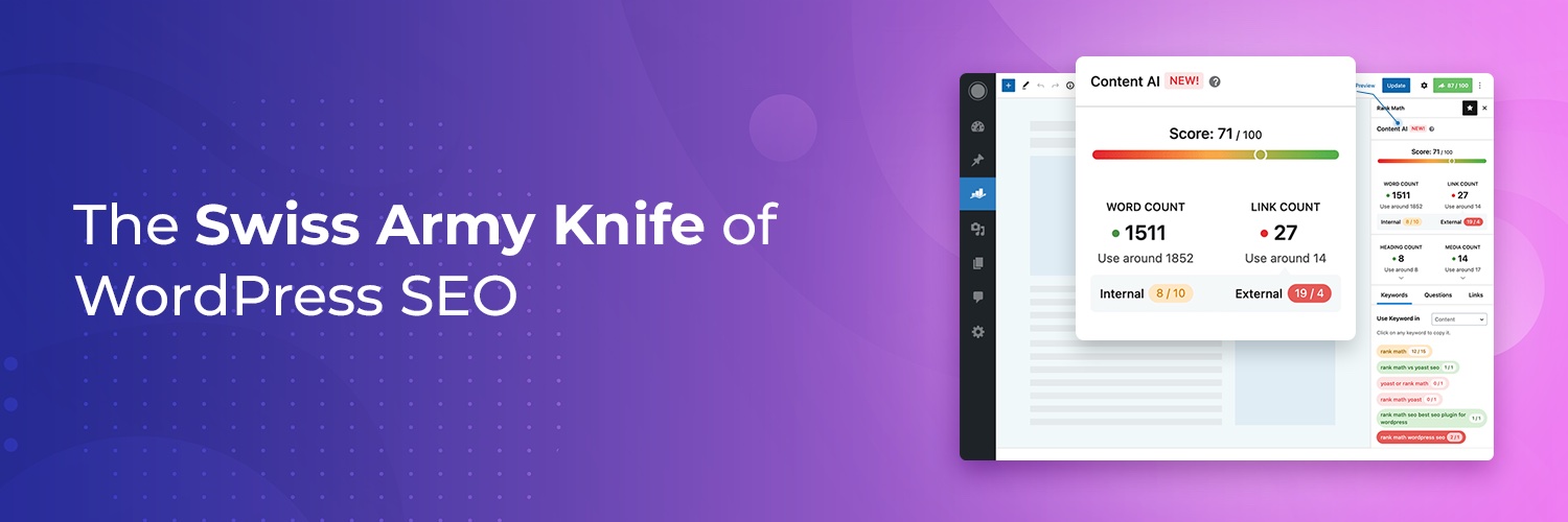 Rank Math SEO banner