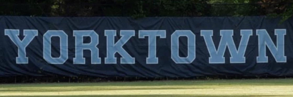 Yorktown HS Baseball Alumni banner