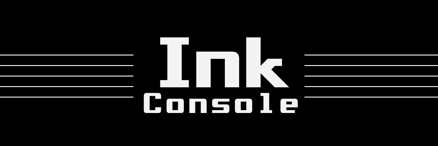 Ink Console's banner