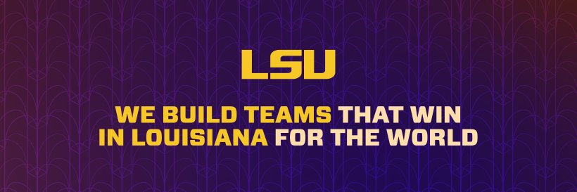 Office of the LSU President's banner