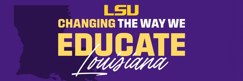 LSU President Dr. Wade Rousse banner