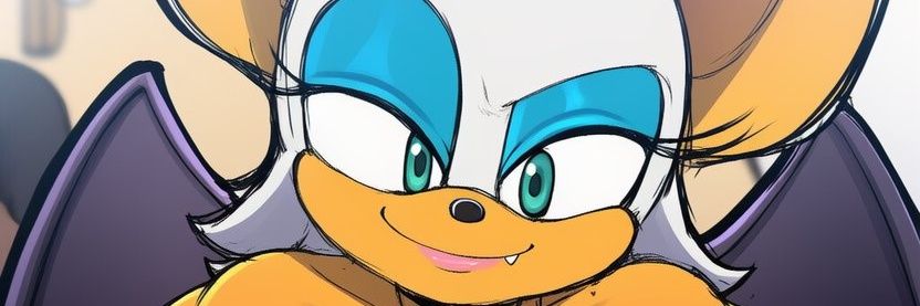 Rouge la murciélago Futanari banner