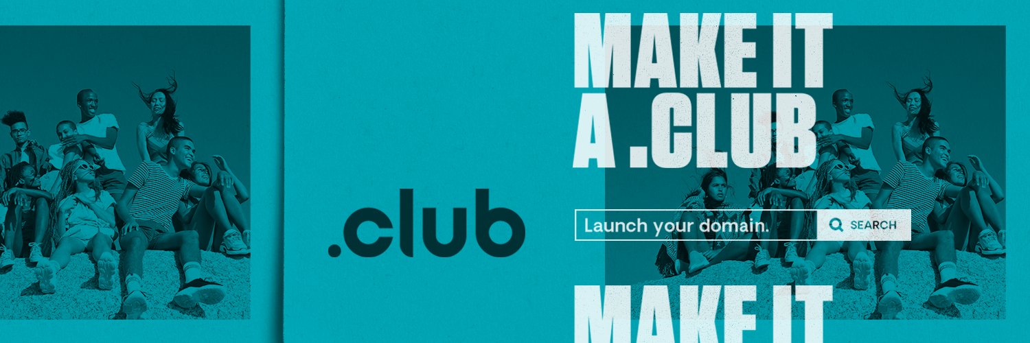 .CLUB Domains banner