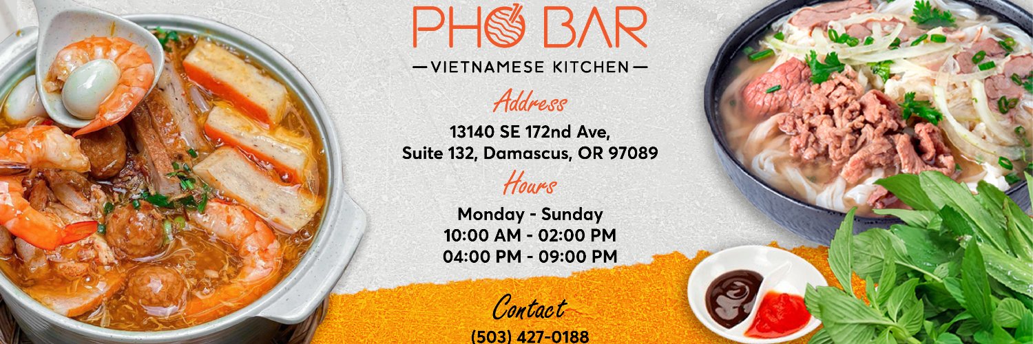 Pho Bar Vietnamese Kitchen (phobar_kitchen) / Twitter