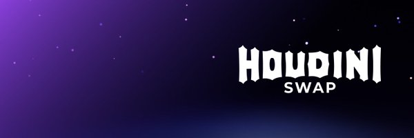 HoudiniSwap Profile Banner