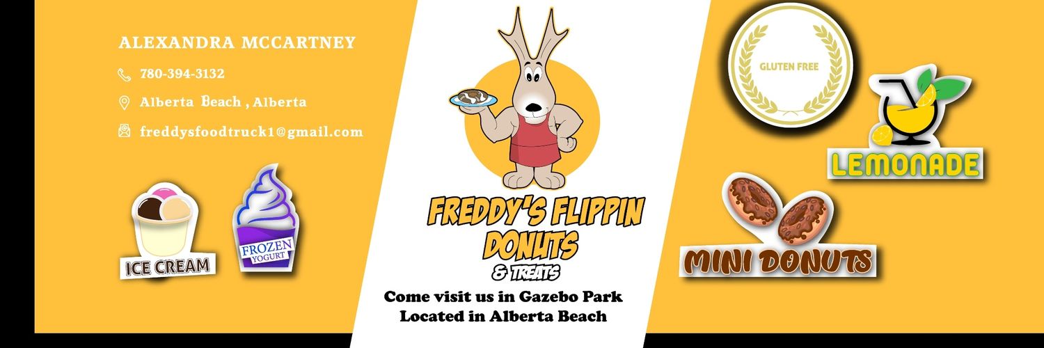 Freddys Flippin Donuts banner
