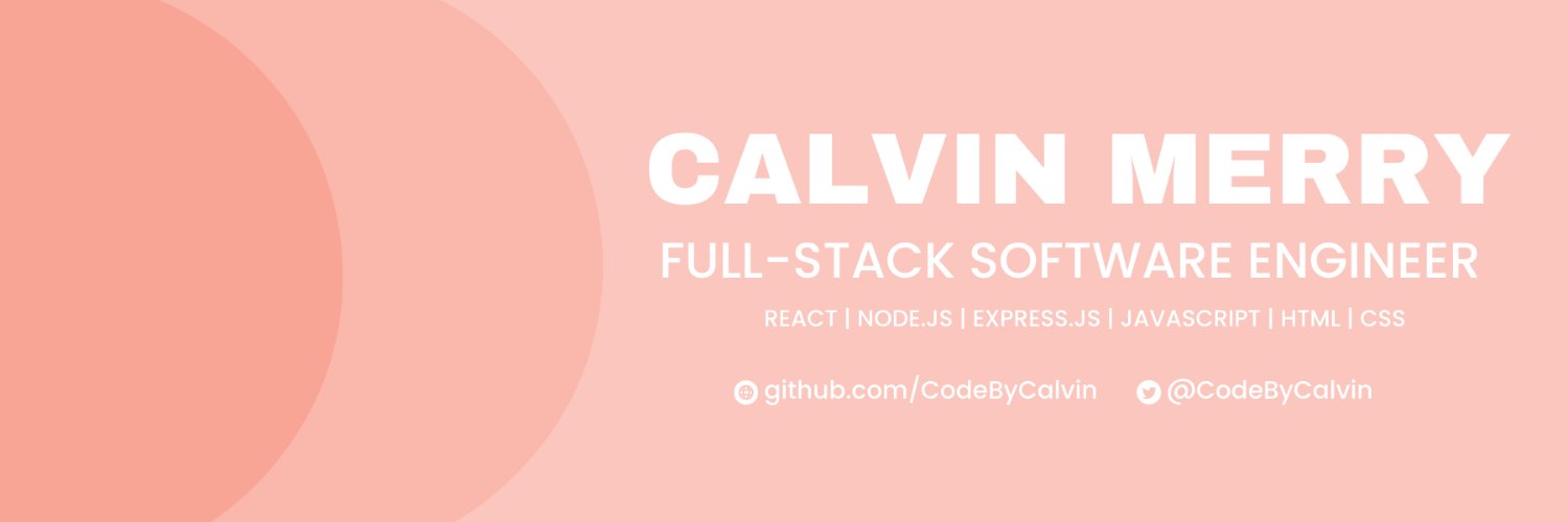 Calvin banner