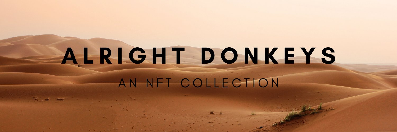Alright Donkeys NFT | MINT: TBA banner