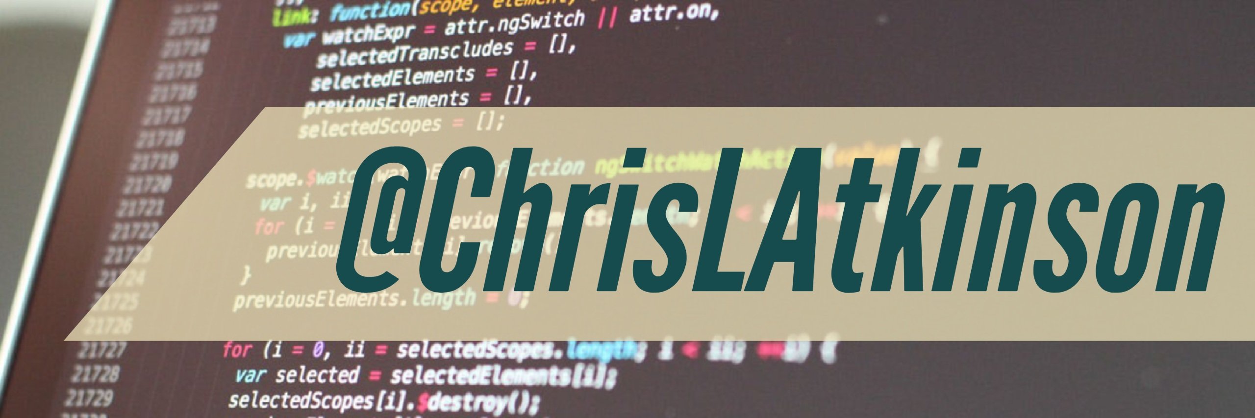 Chris Atkinson banner