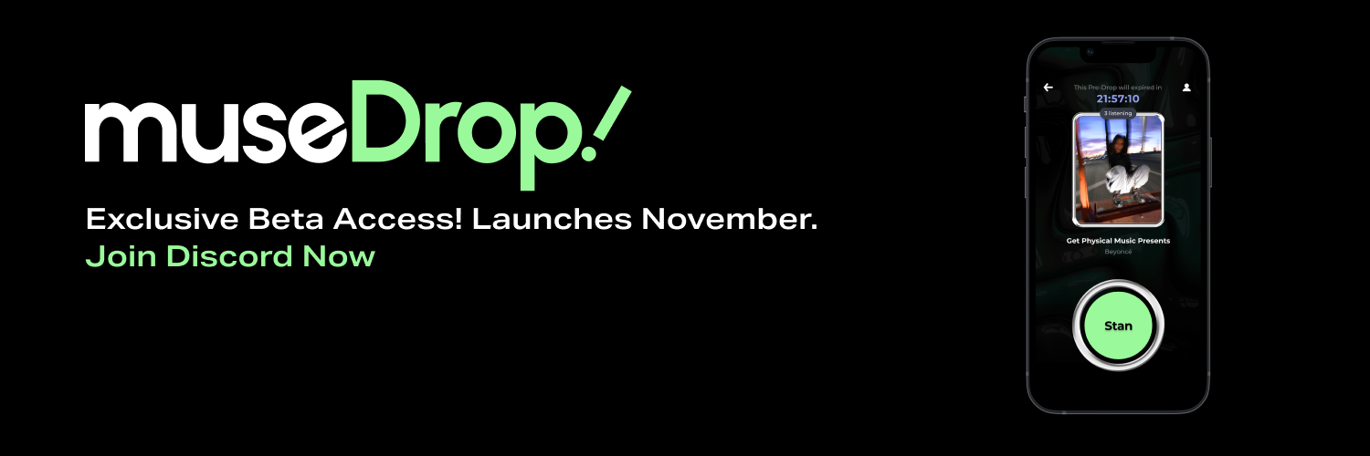 ⚡️museDrop!⚡️ - Stan to Earn banner