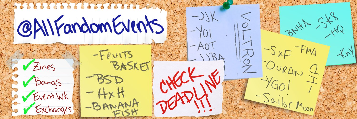 All Fandom Events banner