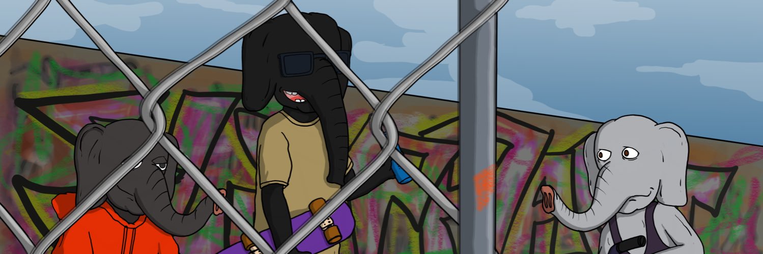 Maybe Elephants || derug? banner