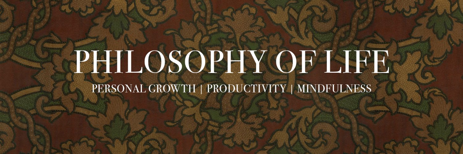 Philosophy Of Life banner