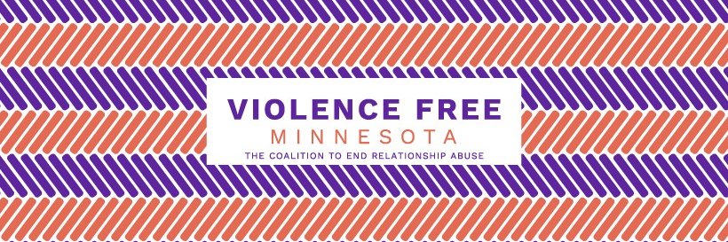 Violence Free Minnesota's banner
