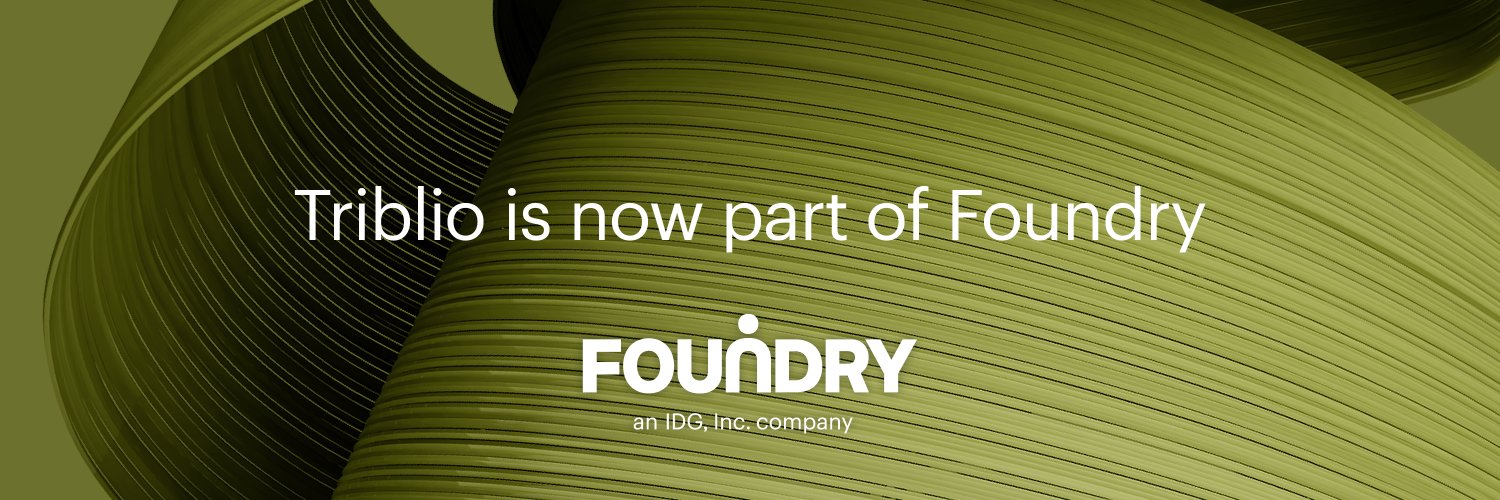 Triblio (a Foundry company) banner