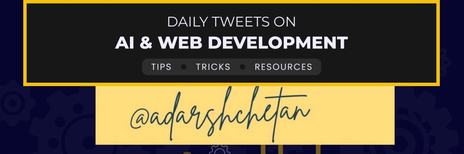 Adarsh Chetan's banner