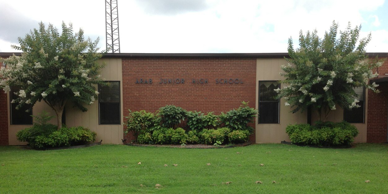 Arab Jr. High School banner