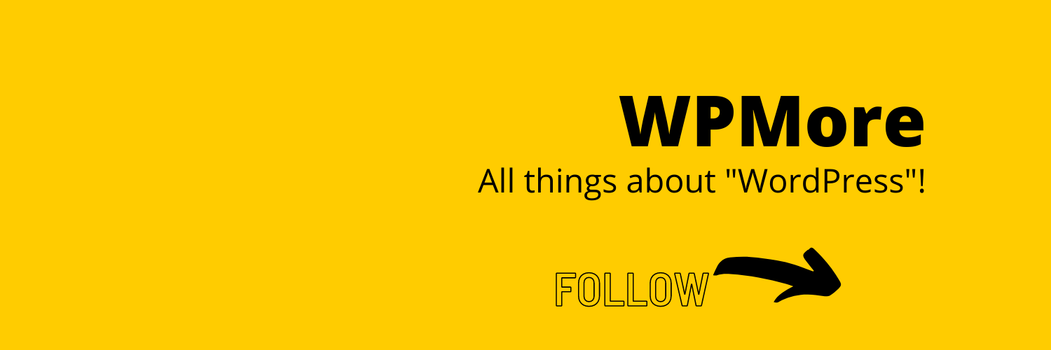 WP More's banner