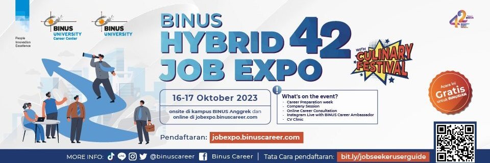 BINUS CAREER banner