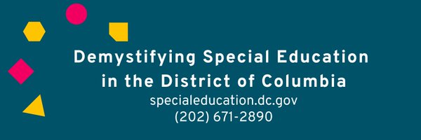 DC Special Education Hub Profile Banner