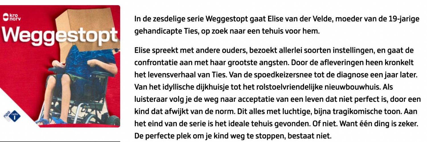 Elise van der Velde banner