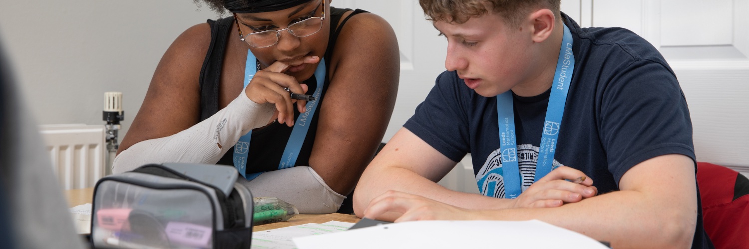 Leeds Mathematics School (LMaS) banner