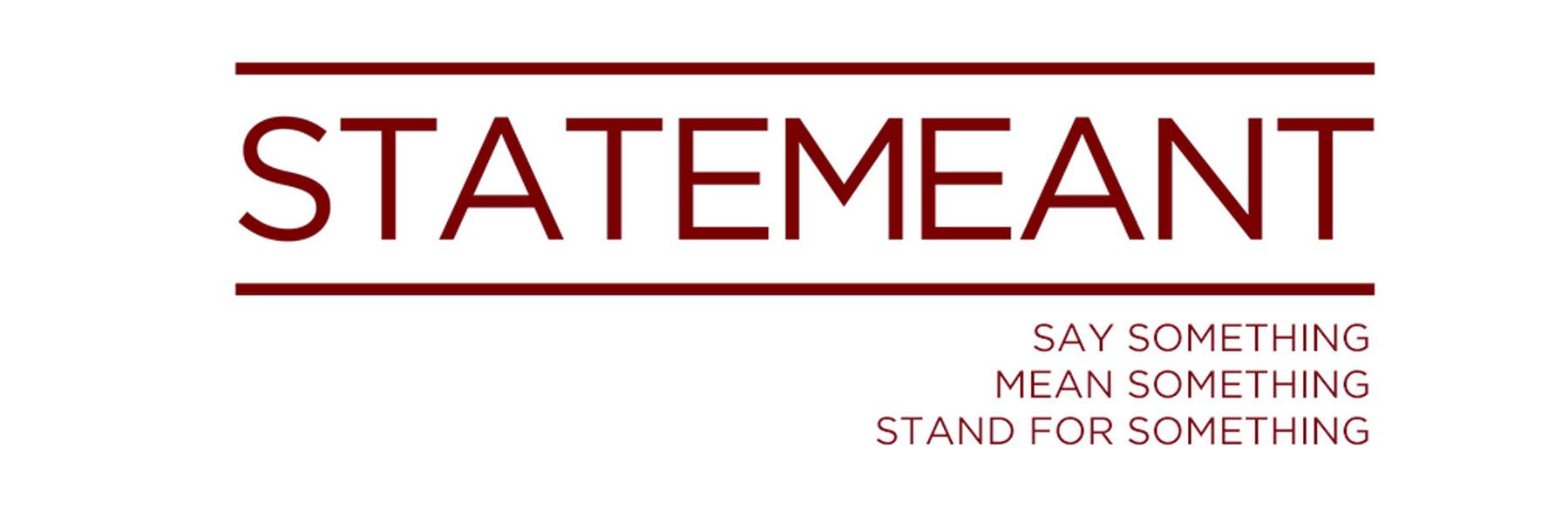 STATEMEANT banner
